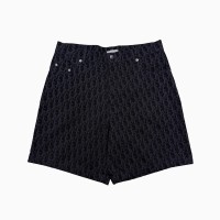레플리카 디올 오블리크 스네이크 로고패치 반바지
